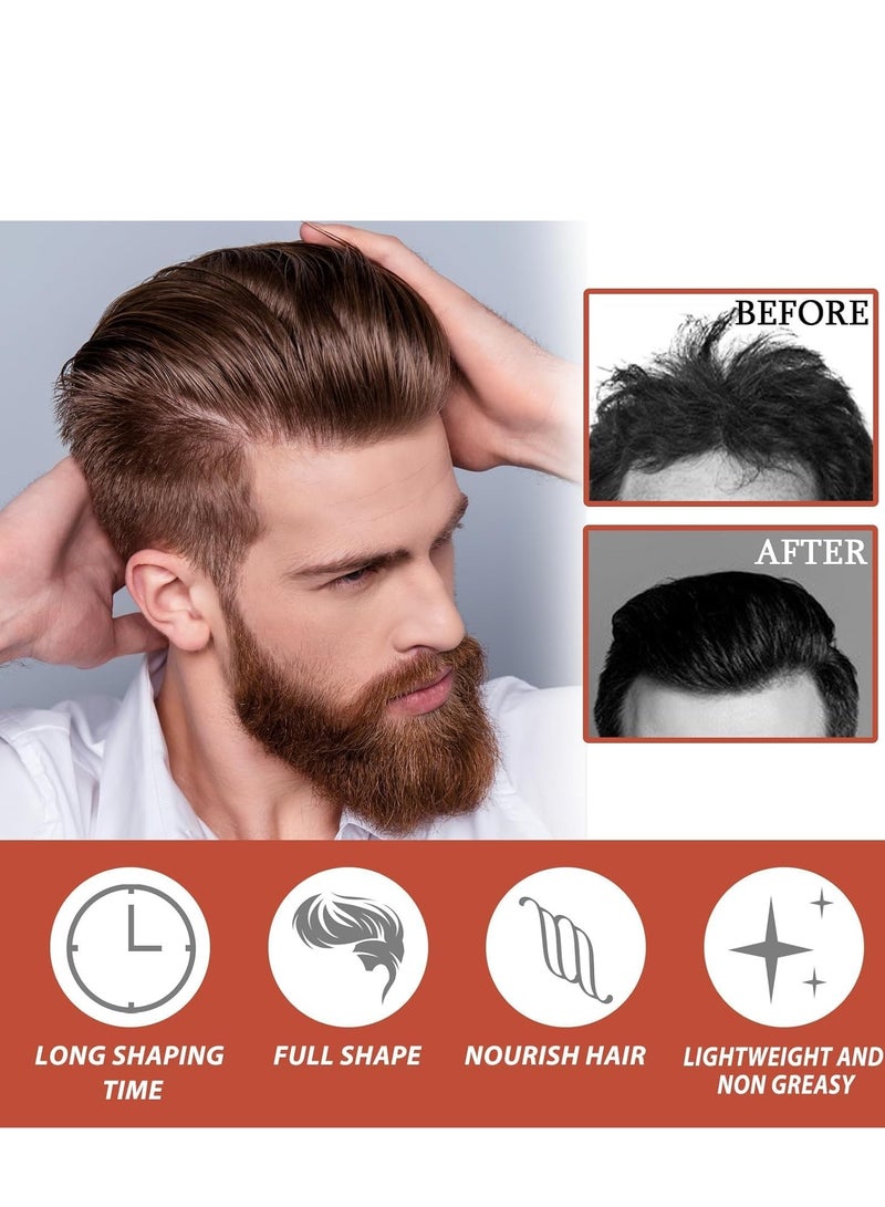إيست مون شمع تصفيف الشعر للرجال ، ثبات قوي ولمعان طويل الأمد ، كريم الحجم الطبيعي للشعر المتوسط إلى الطويل ، طين الشعر المرطب للملمس والتصفيف (50 جرام) - Image 5