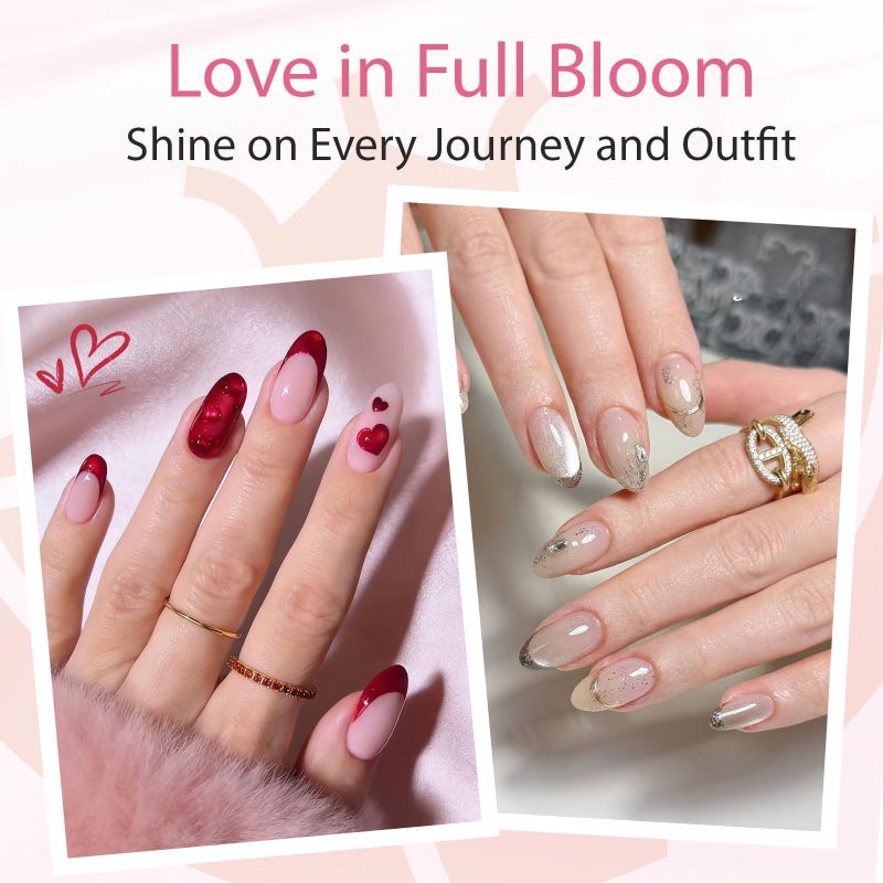 modelones Cat Eye Gel Polish Nail Magnet, 3-in-1 Cat Eye Magnet Pen & Heart-Shaped for Nail Art Tool Cylindrical & Ball &Hole &Lightning Magnet, Multi-Effect Magnets for Cateye Gel Polish DIY Salon - Image 4