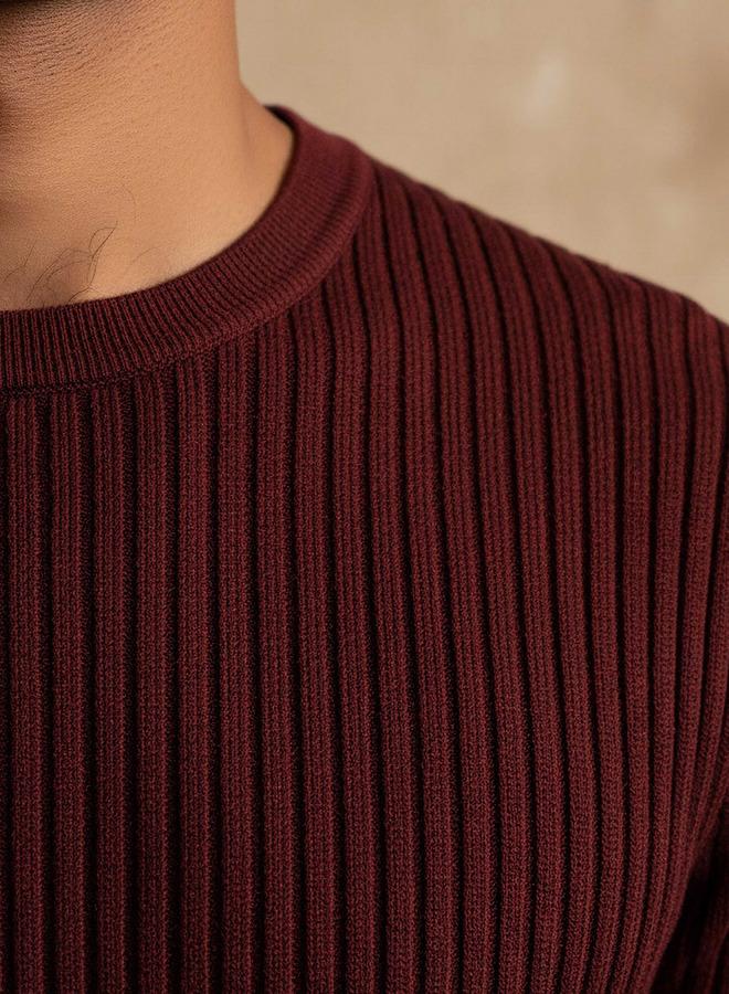 Iconic Textured Crew Neck T shirt - Image 4