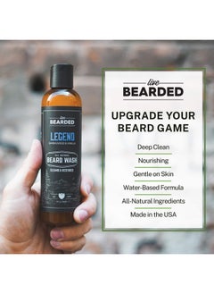 Ive Bearded: Beard Wash Legend Beard And Face Wash 8 Fl. Oz. Waterbased Formula With Allnatural Ingredients For A Gentle Deep Cleanse Made In The Usa - pzsku/Z306D7BBBF9FDEAF1ECFBZ/45/_/1696072323/7fcb7a93-6bb7-49d7-8b89-29ebadd05964