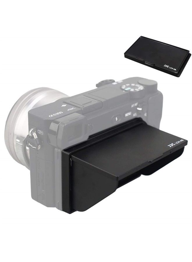 JW JJC 83x48mm Foldable Camera LCD Screen Hood Shade Cover for Sony A6000 A6100 A6300 A6400 A6500 A6600 Block Sunlight Anti-Glare Pop-up Screen Protector Display Guard Monitor Shield Adhesive-On - Image 1