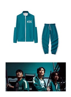 Children Squid Game Costume Tv Korean Squid Game Cosplay Jumpsuit Halloween Costume Fashion Leisure Tracksuit Zipper Hoodies