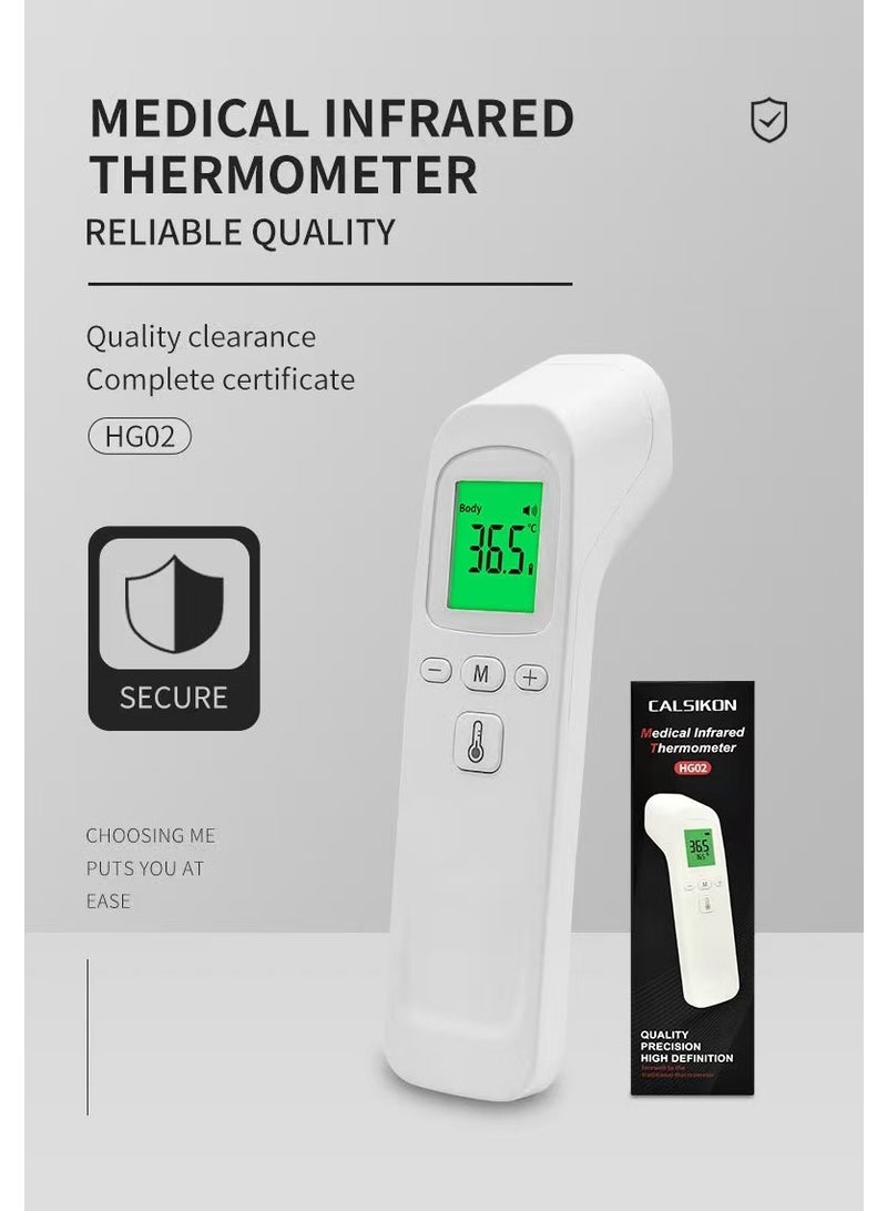 CALSIKON Medical-Grade Infrared Forehead Thermometer: High Precision for Home Use, Safe for Babies - Image 2