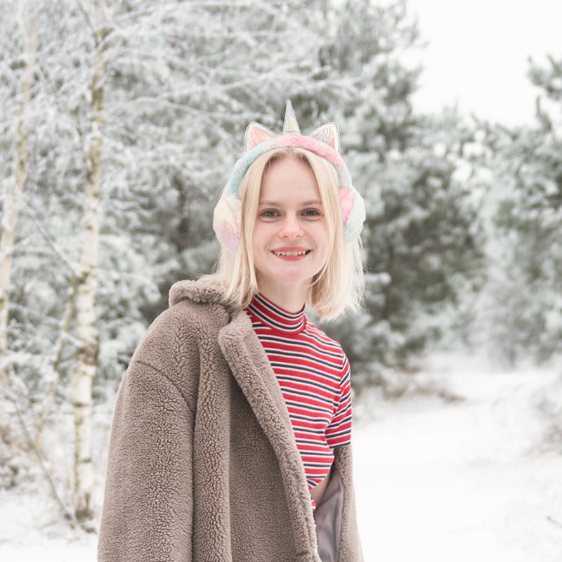 Winter Ear Muff Warming Ear Cover Winter Ear Warmer Glitter Ear Cover - Image 5