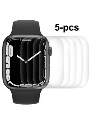 Five Pcs Clear Hydrogel Screen Protectors Compatible with Apple Watch Series 10 46mm - pzsku/Z306DFE08B034F8F06C26Z/45/1744039253/9f0cff84-fc16-4f88-8c1d-7a8abd519a63