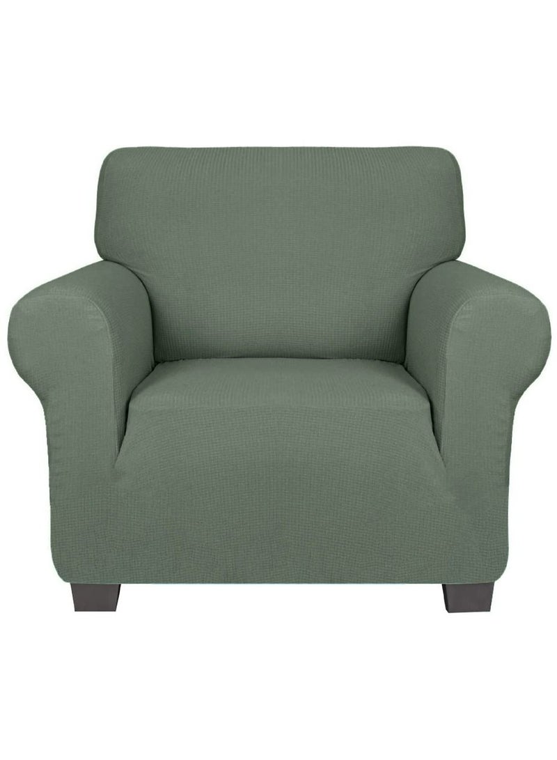 CATANES أغطية أرائك سميكة، غطاء أريكة مقسمة قابل للتمدد لغرفة المعيشة للكلاب والحيوانات الأليفة، واقي أثاث قابل للغسل متين أخضر (90 سم * 140 سم) - Image 1