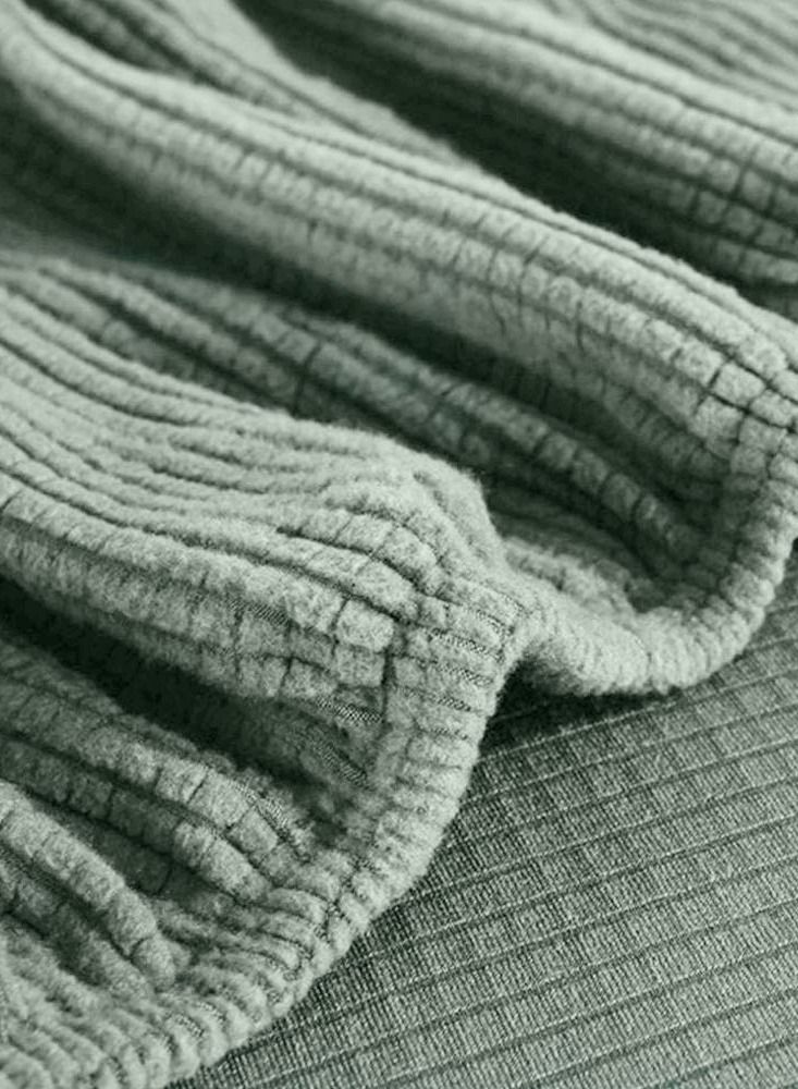 CATANES أغطية أرائك سميكة، غطاء أريكة مقسمة قابل للتمدد لغرفة المعيشة للكلاب والحيوانات الأليفة، واقي أثاث قابل للغسل متين أخضر (90 سم * 140 سم) - Image 3