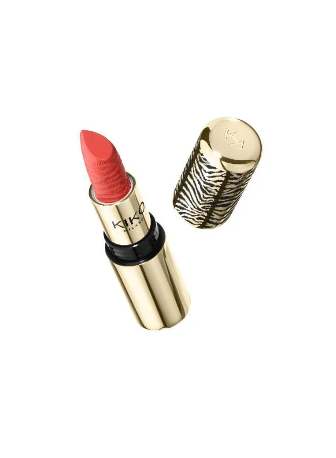 Kiko Milano heat game Just Cavalli X Kiko Milano Wild-Kisser Lipstick Spf30 04 Heat Game for Women | Best Price UAE