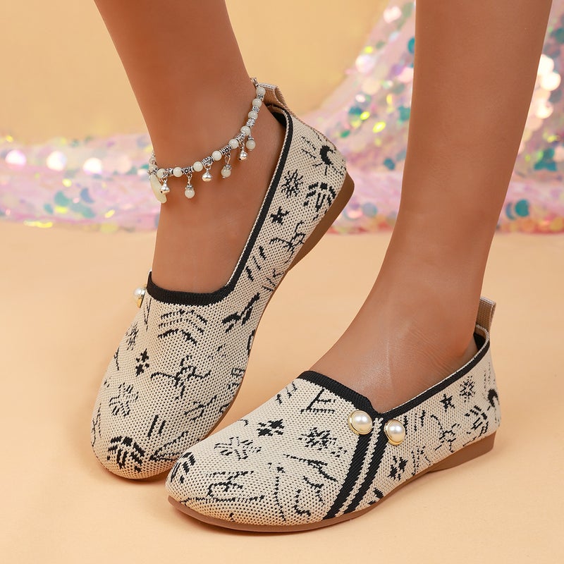 Shallow Mouth Shoes Women Fashion Color Matching Pedal Comfortable Flat Casual Shoes Women - Image 4