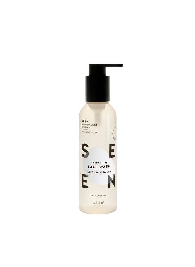 Seen Face Wash Fragrance Free Noncomedogenic & Nonirritating Face Wash Dermatologistdeveloped Safe For Sensitive Eczema & Acne Prone Skin  - Image 1
