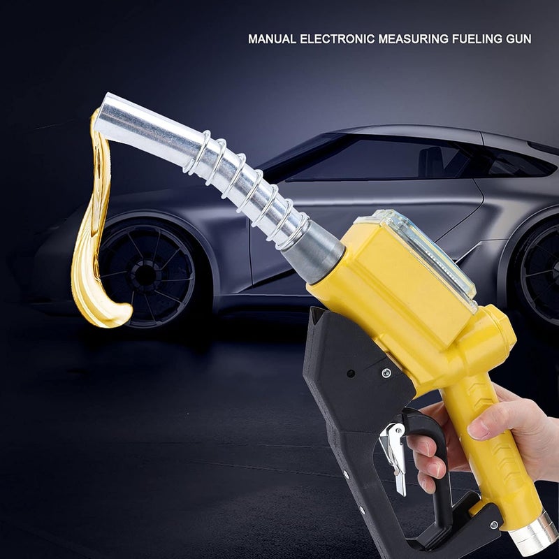 Pilipane Ideal for diesels, High Manual Fuel Nozzle with Digital Meter, Kerosene, Gasoline - Image 1