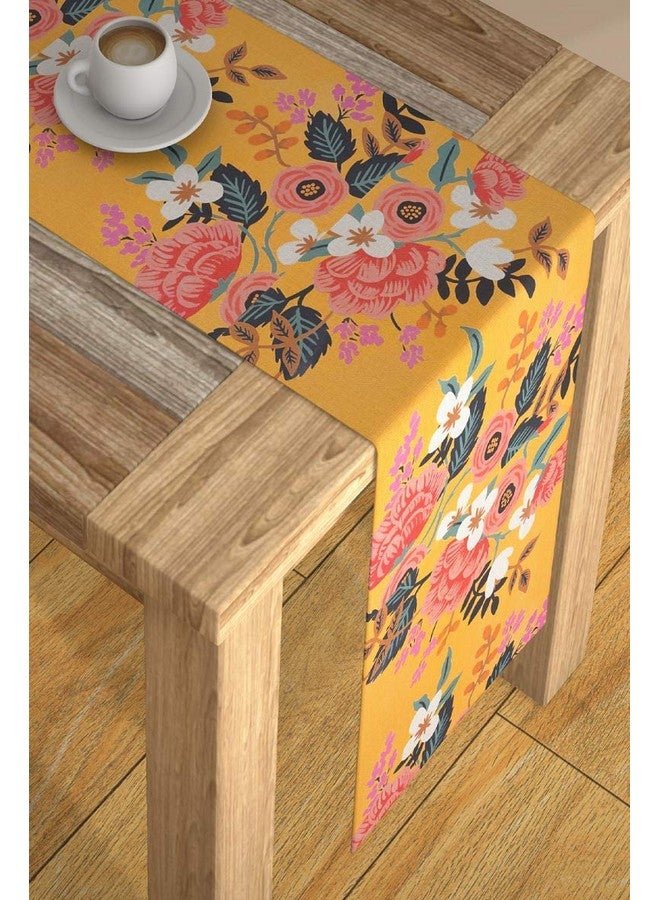 AEROHAVEN™ Abstract Multicolour HD Digital Premium Modern 4 Seater Table Runner Cloth - TR-08 - (Multicolor, 13 x 60 Inch) - Image 2