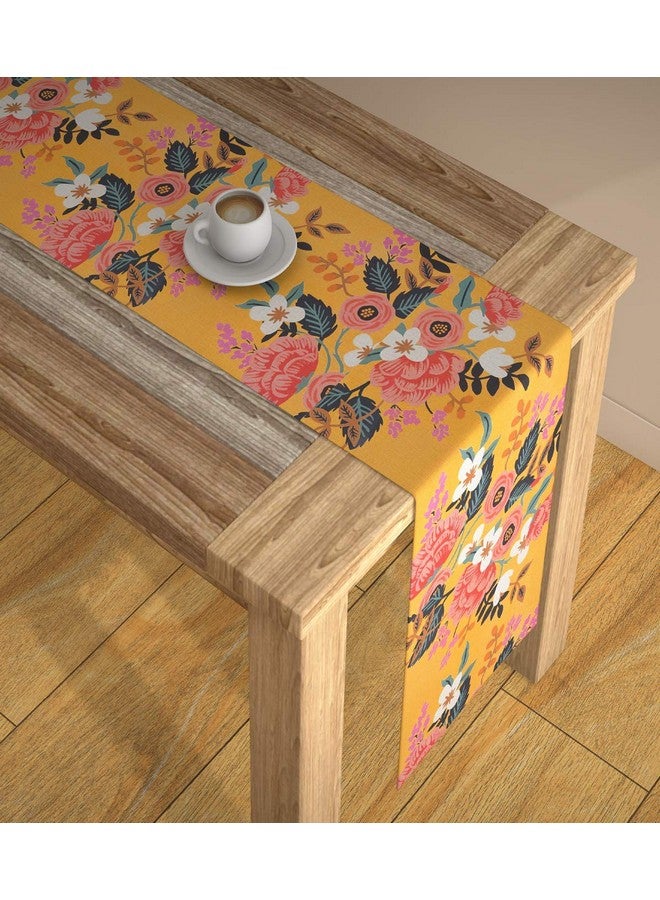 AEROHAVEN™ Abstract Multicolour HD Digital Premium Modern 4 Seater Table Runner Cloth - TR-08 - (Multicolor, 13 x 60 Inch) - Image 1