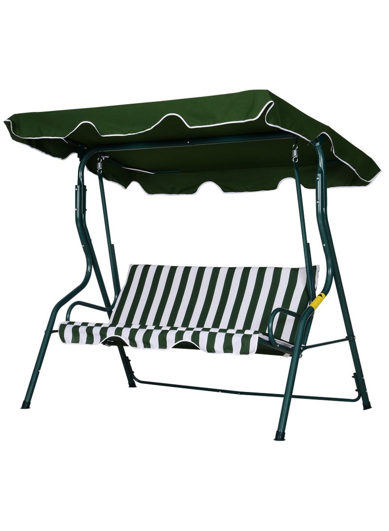 DubaiGallery Swing Seat Canopy Replacement, Waterproof Top Cover&Seat Cover Dust Guard Protector 3 Seater Sizes for Garden Patio Outdoor - Image 3