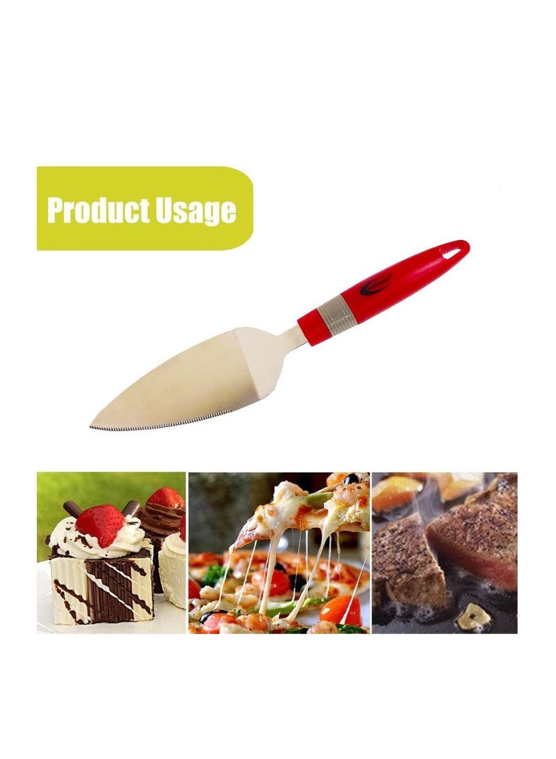 MARKQ قطاعة كعك، خادم كعك من الفولاذ المقاوم للصدأ للحلويات، البيتزا، الفطائر لحفلات الزفاف، أعياد الميلاد، الحفلات والفعاليات، شريحة كعك - Image 3