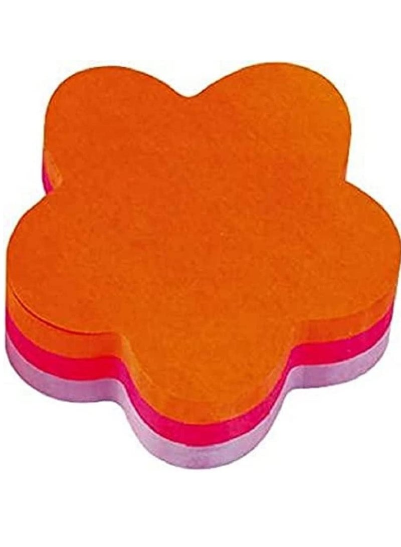 Post It 1 Pack Flower Shape Sticky Notes For Desk 70 mm X 70mm - Image 1