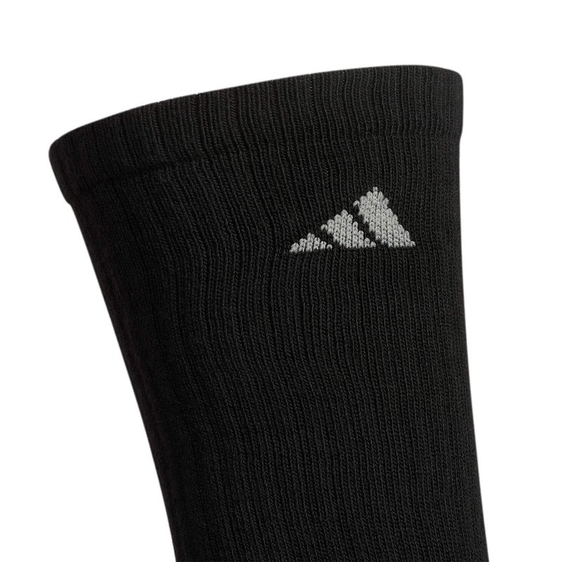 adidas Men's Athletic Cushioned 6-Pack Crew, Cushioned Crew Socks with Arch Compression for a Secure Fit - Image 3