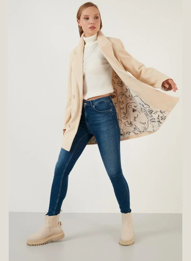 Lela Lela Oversize Double-Button Pocket Long Coat Women's COAT 6230058