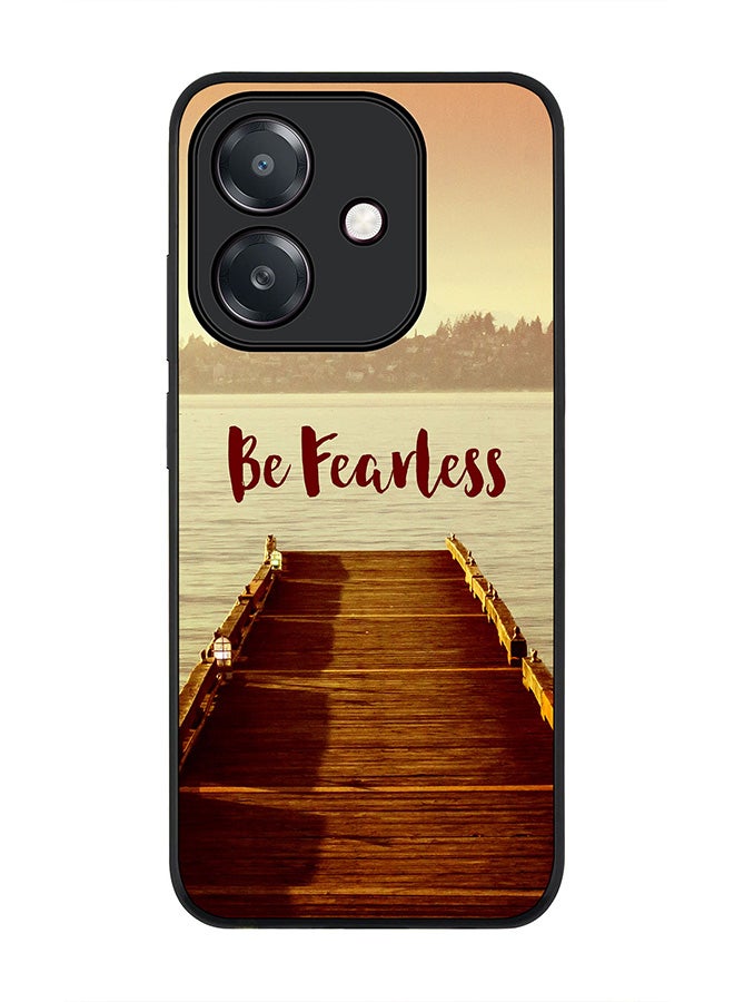 Stylizedd For Oppo A5i Case,Slim fit Camera Protection, Shockproof Thin Phone cover  - Be Fearless