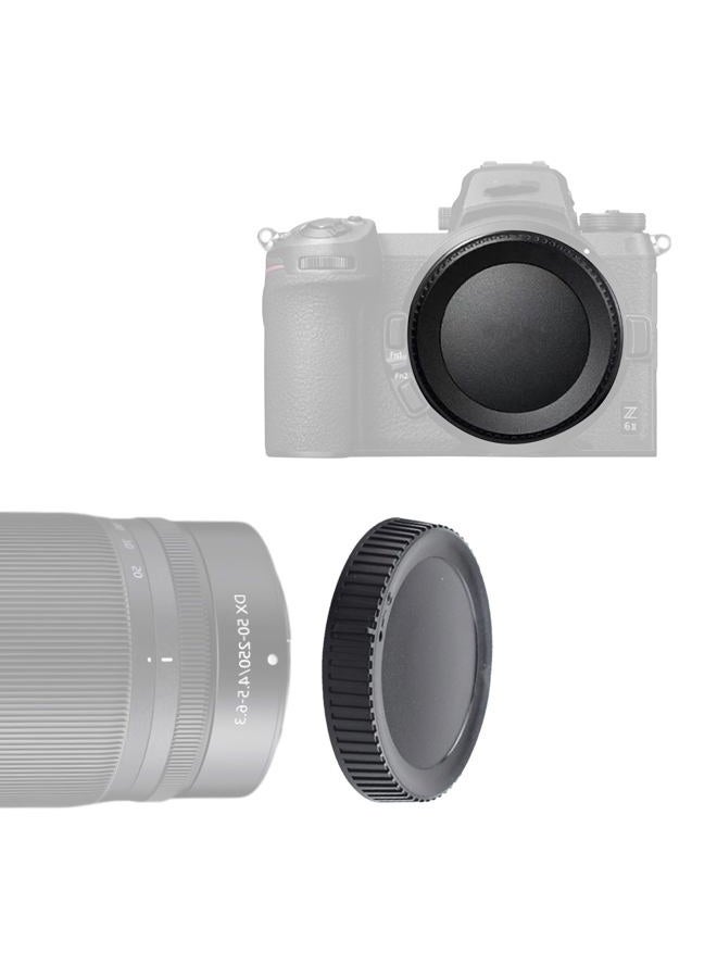 AMOTOK Z Camera Body and Rear Lens caps,Compatible with Z Mount Cameras Mirrorless Digital Camera–Z9,Z7,Z7 II,Z6,Z6 II,Z5,Z50 Cameras and Z 24-70mm f/4 S,Z 24-200mm f/4-6.3 VR Lens - Image 1