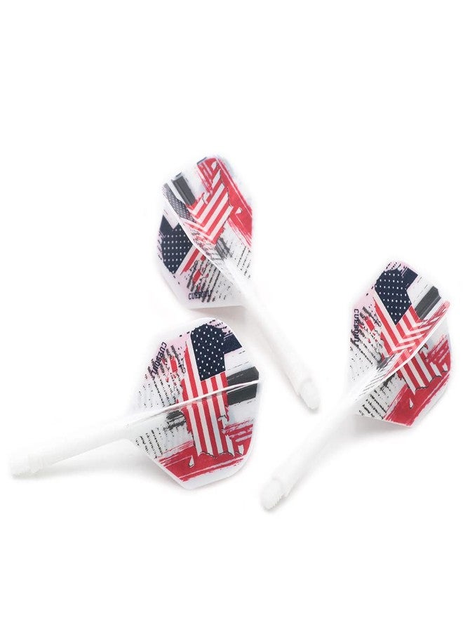 CUESOUL AK5 Integrated Dart Shaft Dart Flights Standard Shape 28mm-American Flag Design - Image 3