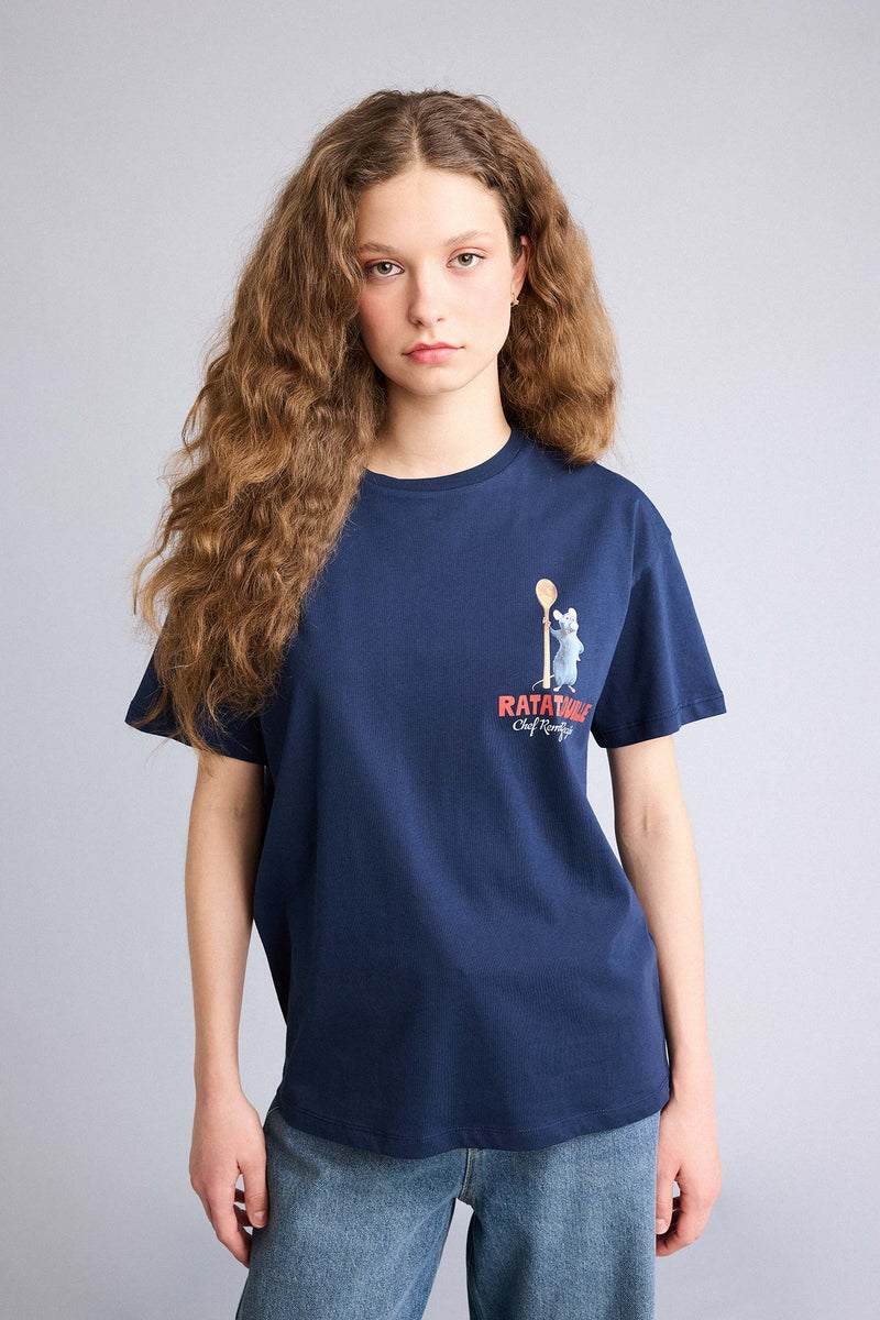 ديفاكتو تيشيرت اوفر سايز وطبعة من الخلف - Image 3