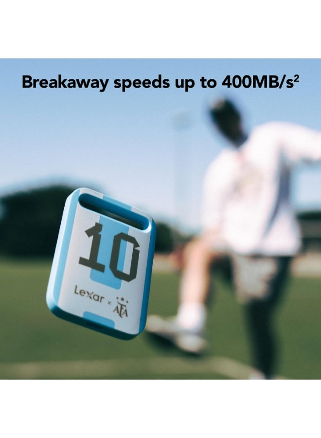 Lexar 512GB SL260 Air Portable SSD – AFA Edition World Championship, Ultra-Lightweight 19g, Up To 390MB/s Read, USB 3.2 Gen 1, 2-Meter Drop Protection, For PC, Mac & Mobile Devices 512 GB - Image 4