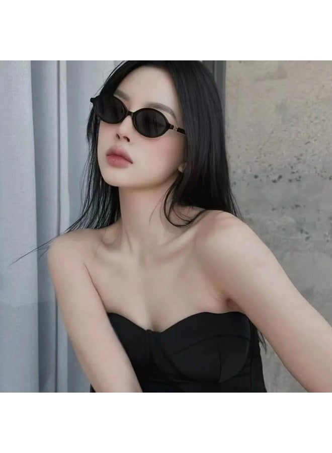 Italian-made Miu Miu oval luxury cycling sunglasses for women. - Image 2