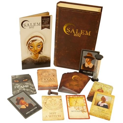 Facade Games Facade Dark Cites Series Board Game of Strategy, Deceit, and Luck - Card Game for Teens Adults and Family - Salem 1692 - Image 1