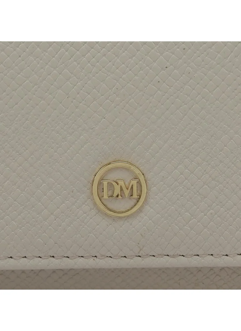 Da Milano  Genuine Leather White Ladies Wallet for Women | Best Price UAE