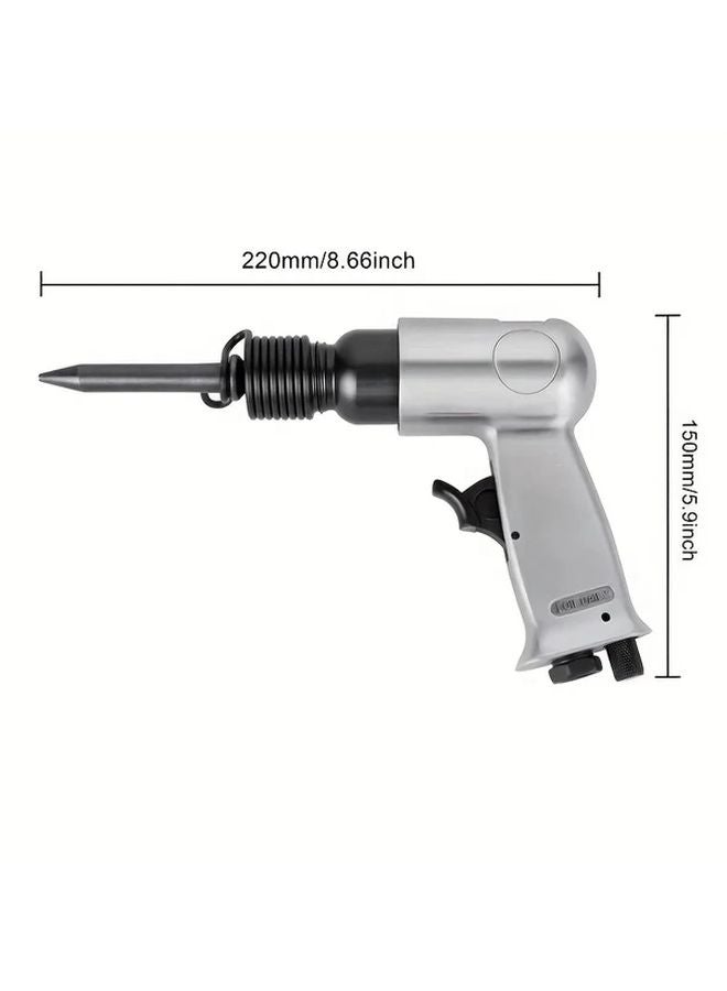 150mm Pneumatic Hammer Air Chisel Kit With Round Handle For Rust Removal Tire Repair - Image 4