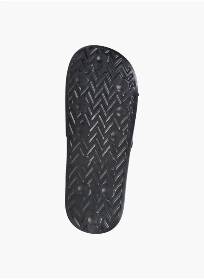 GAP Gap Men's Logo Embossed Slip-On Beach Slides