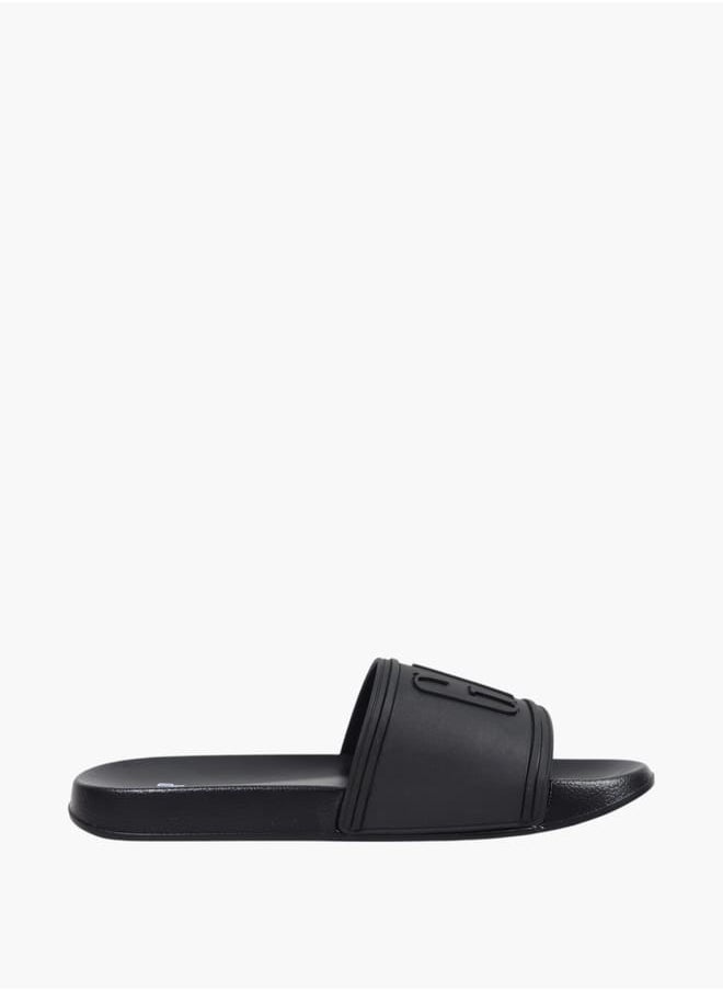 GAP - Gap Men's Logo Embossed Slip-On Beach Slides - Image 1