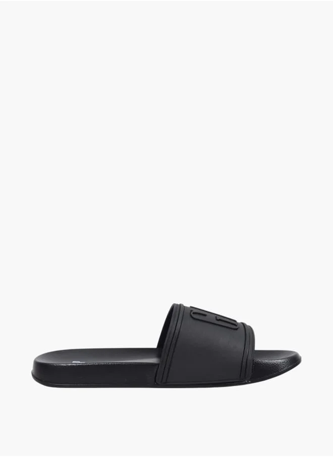 GAP Gap Men's Logo Embossed Slip-On Beach Slides