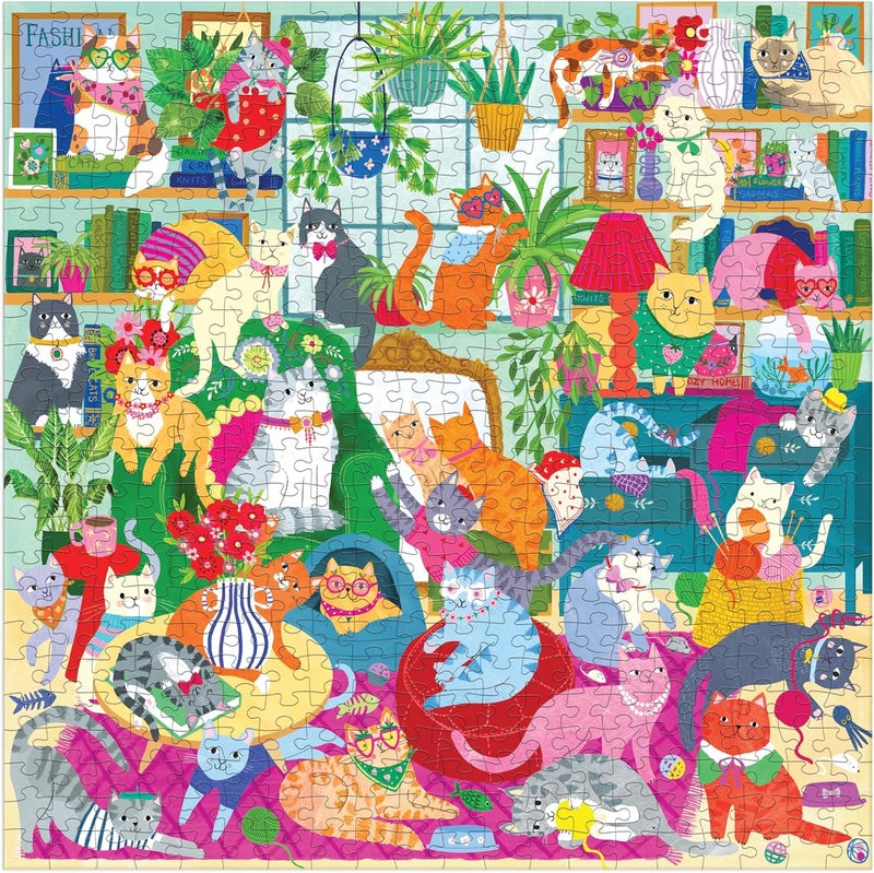 Mudpuppy Affordable trusted craftsmanship Caturday Afternoon 500 Piece Family Puzzle All-item unified delivery - Image 5