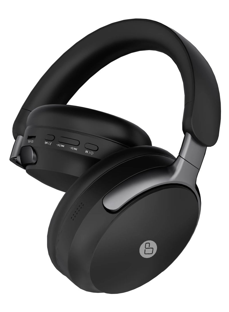 ProOne ProOne PHB3580 ANC Wireless Headphones Active Noise Cancelling Over-Ear Bluetooth 5.3 Headset with TF Card, Long Battery, Comfortable for Travel & Work (White)  - Image 3