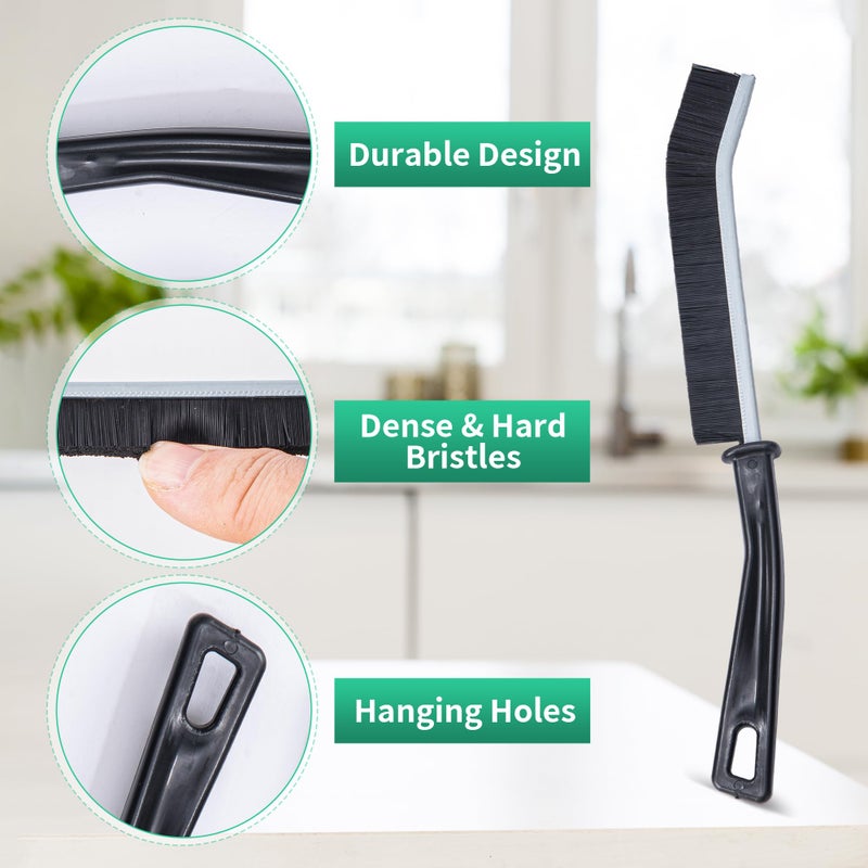 Prelady 6-Pack Hard Bristle Crevice Cleaning Brush  Best Tool For Cleaning Grout  Gaps  And Sink  Home Cleaning Essentials  Crevice Cleaning Tool For Kitchen And Household Use - Image 5