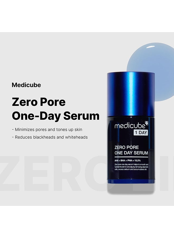 Medicube Zero Pore One-Day Serum 1.01 Fl.Oz - Overnight Resurfacing Serum With Pore Tightening Complex - 15.2% Aha+Bha+Pha And 2% Niacinamide - 10.8% Reduction In Pore Appearance After One Day Of Use  - Image 2