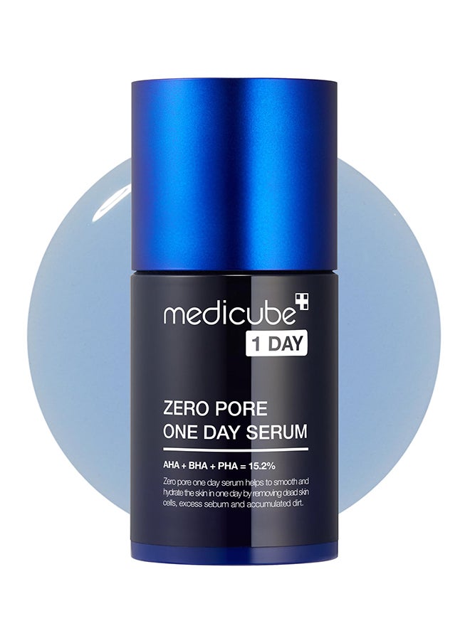 Medicube Zero Pore One-Day Serum 1.01 Fl.Oz - Overnight Resurfacing Serum With Pore Tightening Complex - 15.2% Aha+Bha+Pha And 2% Niacinamide - 10.8% Reduction In Pore Appearance After One Day Of Use  - Image 1