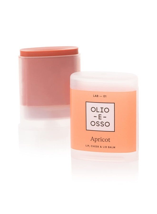Olio E Osso - Natural Lip, Cheek + Lid Balm | Natural, Non-Toxic, Clean Beauty (No. 01 Apricot)