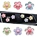 Ferianl 6PCS Flower Air Vent Clips Air Conditioner Outlet Decoration Cute Car Dashboard Accessories Universal Aut Interior Decorative Accessories for Women Girls - Image 2