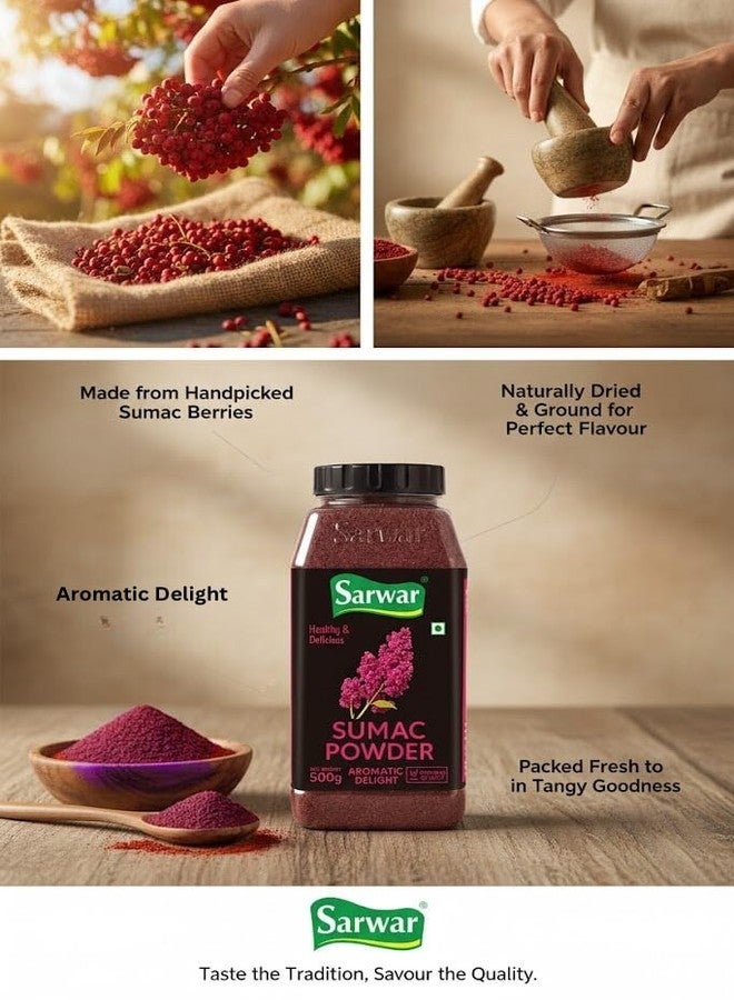 Sarwar Sumac powder 500g| Turkish Sumac Spice| Premium sumac seasoning| 100% Natural| Organic sumac powder| For Cooking| 100% Pure - Image 4