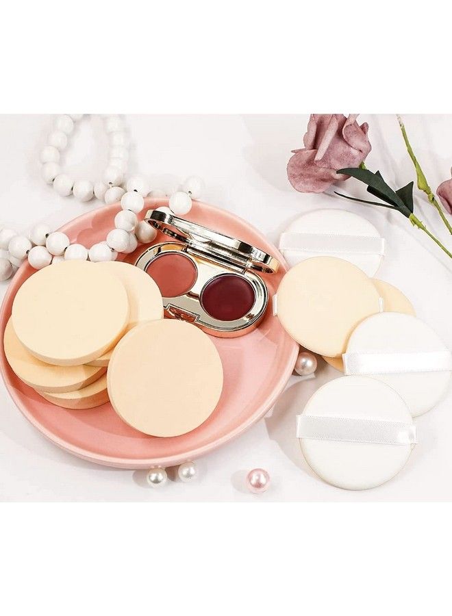 Topfinder 8Pcs/Pack Makeup Face Pouch Puff Microfibre Soft Round Sponges Waterproof Blender For Conealer Foundation Beauty  - Image 5