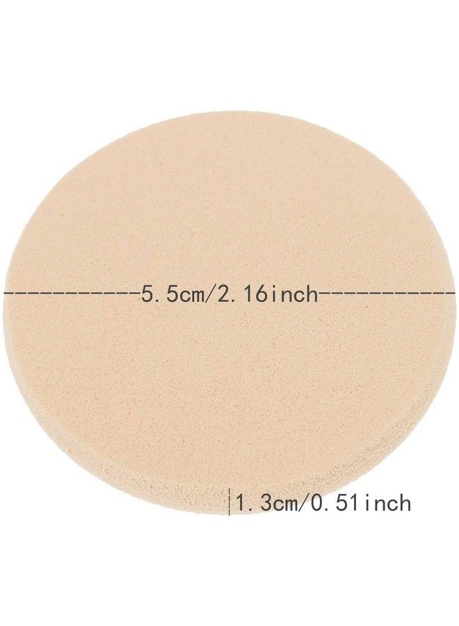 Topfinder 8Pcs/Pack Makeup Face Pouch Puff Microfibre Soft Round Sponges Waterproof Blender For Conealer Foundation Beauty  - Image 3