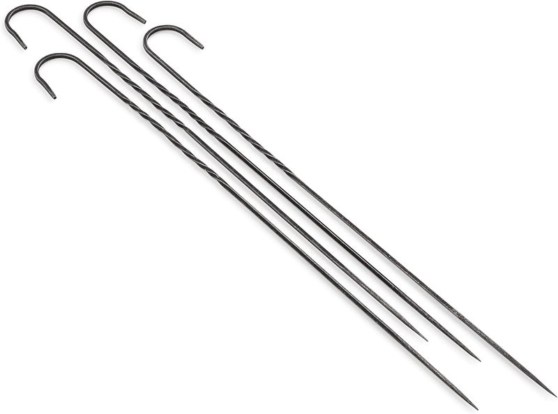 BareBones Cowboy Grill Steel Skewers Set of 4 - Image 3