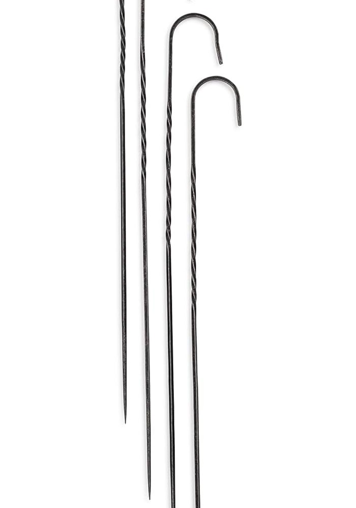 BareBones Cowboy Grill Steel Skewers Set of 4 - Image 1