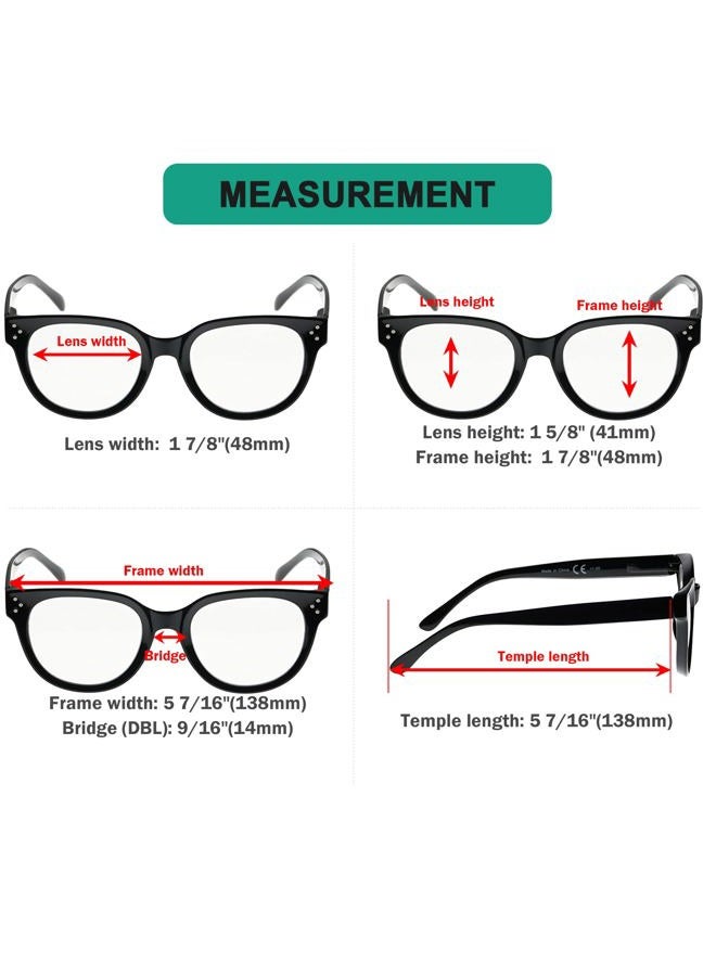 Eyekepper Oversize Reading Glasses Women Stylish Readers, Tortoise, One size - Image 3
