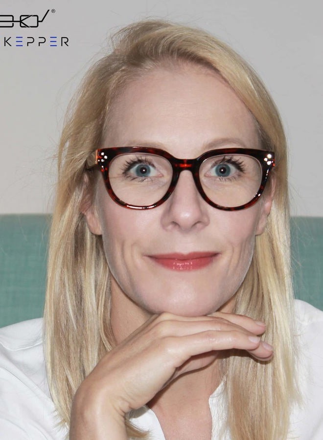 Eyekepper Oversize Reading Glasses Women Stylish Readers, Tortoise, One size - Image 2