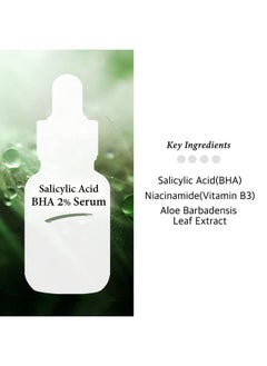Cos De BAHA Only Salicylic Acid 2% Exfoliant Facial Serum With Niacinamide Bha For Peel Pore Cleaner Pore Refining Resurfacing Alcohol Free 1 Fl Oz (30Ml)  - Image 4