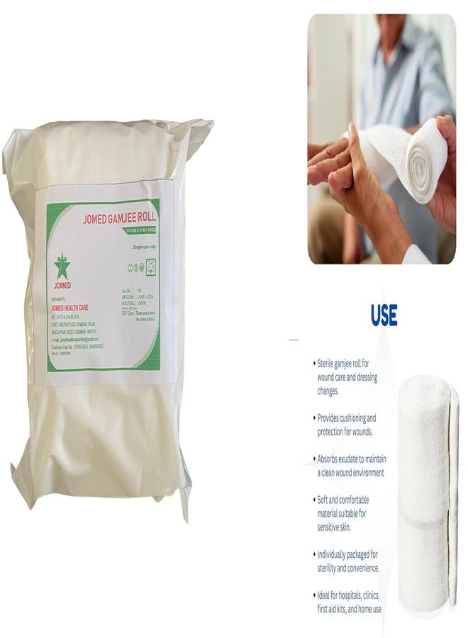 JOMED - GAMJEE ROLL Non-Sterile Gamjee Roll 15 cm x 3 mts - (Pack Of 8) - Image 2